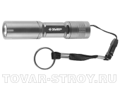 Фонарь ЗУБР, 1 яркий светодиод, металлик 1ААА, 56220-S