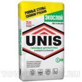 Белая штукатурка ЮНИС ЭКО слой 20 кг