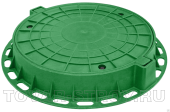 Люк пластиковый зеленый