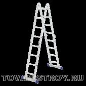 Лестница шарнирная алюминиевая, 4х4 Сибртех Россия