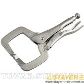 Зажим STAYER 22476 PROFI точечный ручной, 250x50 мм