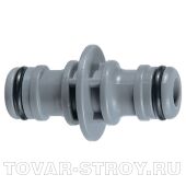 Переходник соединитель штуцерный, двухсторонний PALISAD LUXE