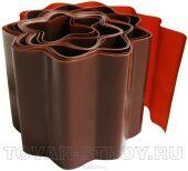 Бордюр садовый 15 х 900 см., коричневый PALISAD