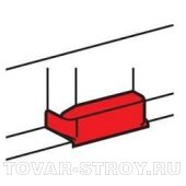 010737 - Отвод плоский - для односекционных кабель-каналов DLP 35х105, 50х150 - ширина крышки 65 мм - белый