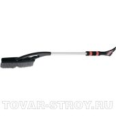 Щетка-сметка для снега со скребком, автомобильная, 850 мм / STELS