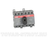 Реверсивный рубильник OT16F3C до 16A 3х полюсный для установки на DIN-рейку или плату (c ручкой)