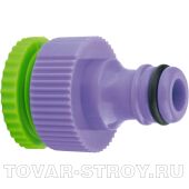 Адаптер пластмассовый, 1/2"-3/4", внутренняя резьба PALISAD