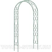 Арка Садовая разборная «Узорная широкая» 2,5х0,38х1,2м Россия