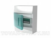Бокс настенный ABB Mistral41 12М зеленая дверь без клеммного блока
