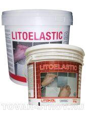Клей эпоксидный двухкомпонентный LITOELASTIC A+В ведро 9,0 кг+ведро 1 кг