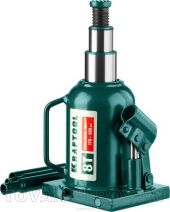 Домкрат гидровл. бутылочный KRAFTOOL DOUBLE RAM, 2-х штоковый, сварной (43463-6) 170-420мм/6т