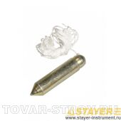 Отвес STAYER 0635-30 строительный со шнуром, 300 гр