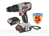 Дрель-шуруповерт ЗУБР Li-lon (ДАИ-18-2-Ли КНМ4) 18 В, 1.5 А-ч, 13 мм, 0-500/0-1800 об/мин., 2 АКБ