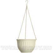 Кашпо подвесное, 240 мм, пластмассовая корзина круглая PALISAD