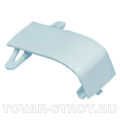 010696 - Накладка на стык профиля - на защелках - для односекционных кабель-каналов DLP 50х105 - белый