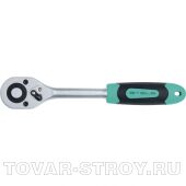 Ключ-трещотка 1/4", 72 зуба, с быстрым сбросом, CrV STELS