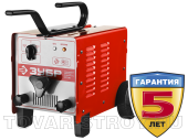 Сварочный трансформатор ЗУБР (ЗТС-200) 200 А мах, 60 А min, 11.2 кВа, электроды 2-4, без вилки