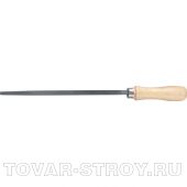 Напильник, 250 мм, квадратный, деревянная ручка СИБРТЕХ