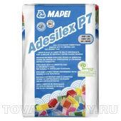 Клей на цементной основе для керамической плитки ADESILEX P7 серый клей, 25 кг