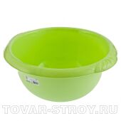 Таз пластмассовый круглый 9л зеленый ТМ Elfe Россия