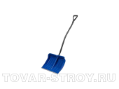 Лопата снеговая ЗУБР "Арктика" стальной черенок с пластиковой ручкой (39918) 550х385х1440 мм