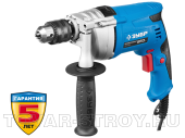 Дрель ударная ЗУБР ПРОФИ в кейсе (ЗДУ-850 ЭРМКМ2) 850 Вт, 13 мм
