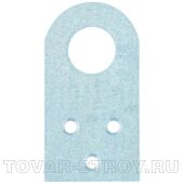 Проушина прямая, 2,0 мм, 75х40 мм, цинк СИБРТЕХ Россия