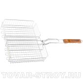 Решетка гриль 250х310х65мм объемная хромир. PALISAD Camping