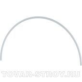 Дуга пластиковая для парника 90 х 126 см, d20, белая PALISAD
