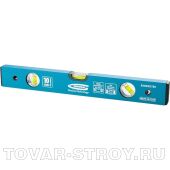 Уровень алюминиевый усиленный, 600 мм, 3 глазка GROSS