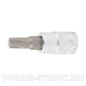 Головка с битой вставкой T30, квадрат 1/4", CrV, STELS