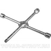 Ключ-крест автомобильный ЗУБР ПРОФИ (27547*) 17-19-22 мм, квадрат 1/2", усиленный