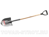 Лопата садовая ЗУБР "Фаворит", черенок из ясеня с пластиковой рукояткой (4-39530) 295х215х1200 мм