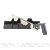 Стусло, 300 х 65 мм, пластмассовое + пила, 300 мм SPARTA