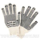 Перчатки толстые х/б двухсторонние