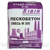 Пескобетон СИБИРЬ смесь м 300, 40кг