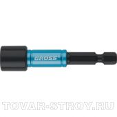 Бита с торцевой головкой Nut-Driver с магнитом, 10мм, S2 Gross