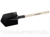 Лопата саперная из высокоуглеродистой стали ЗУБР (4-39541) защитный чехол, 190х145х550 мм