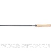 Напильник, 200 мм, круглый, деревянная ручка СИБРТЕХ