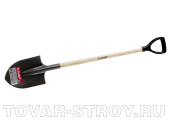 Лопата штыковая ЗУБР "Фаворит", черенок из ясеня с пластиковой рукояткой (4-39502) 290х205х1200 мм