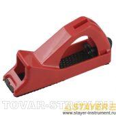 Рубанок STAYER 1881 обдирочный, пластмассовый, 140 мм