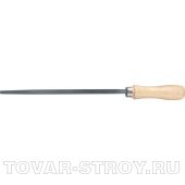 Напильник, 150 мм, квадратный, деревянная ручка СИБРТЕХ