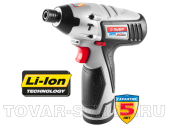 Шуруповерт ударный ЗУБР Li-lon (ЗГУА-12-Ли КНУ) 12 в, 2 АКБ, 1.5 А-ч, 90 Н-м, НЕХ 1/4", БЗУ