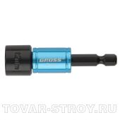 Бита с торцевой головкой Nut-Driver с магнитом, 12мм, S2 Gross