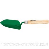 Совок посадочный узкий, деревянная рукоятка, 350 мм PALISAD