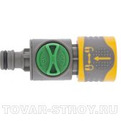 Соединитель штуцерный с переключателем PALISAD LUXE