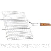 Решетка гриль 300х400мм хромир. PALISAD Camping