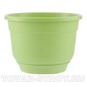 Горшок Флокс с поддоном, салатовый, 1,5 литра PALISAD