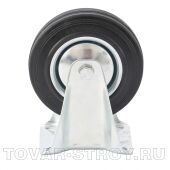 Колесо неповоротное d-125 мм., крепление платформенное СИБРТЕХ