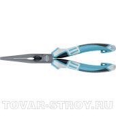 Длинногубцы прямые 205 мм, трехкомпонентные рукоятки GROSS